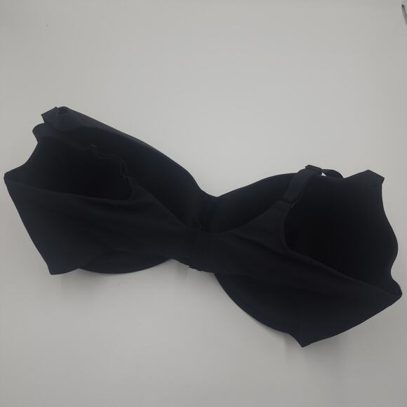 Skims Fits Everybody T Shirt Demi Bra in Onyx Size 44DDDD - Picture 6 of 7